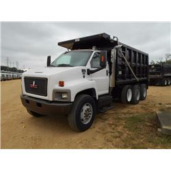 2008 GMC C8500 DUMP, VIN/SN:1GDV8C4B28F403171 - TRI-AXLE, DIESEL ENGINE, 8LL TRANS, 45K REARS, 16K F