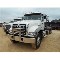 2016 MACK GU713 ROLL OFF TRUCK, VIN/SN:1M2AX04C8GM028258 - T/A, 405HP MACK MP7 ENGINE, ALLISON RDS 4