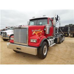 2011 WESTERN STAR 4900 TRI-AXLE ROLL OFF, VIN/SN:5KKMAEDR1BPAV5878 - 505 HP DETROIT DD15 ENG, 8LL TR