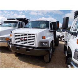 2007 GMC C6500 FLATBED DUMP, VIN/SN:1GDJ6C1317F404196 - S/A, DURAMAX DIESEL ENGINE, A/T, 16' FLATBED