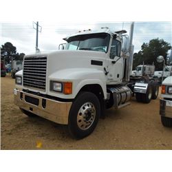 2017 MACK CHU613 TRUCK TRACTOR, VIN/SN:1M1AN07Y6HM061388 - T/A, 505 HP MACK MP8505 DIESEL ENG, T318 