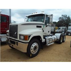 2013 MACK CHU613 TRUCK TRACTOR, VIN/SN:1M1AN07Y8DM013885 - T/A, 505 HP MACK DIESEL ENGINE, EATON FUL