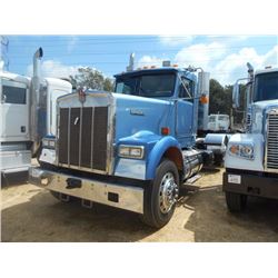 2005 KENWORTH W900B TRUCK TRACTOR, VIN/SN:INKWX40X55J065596 - TRI-AXLE, 550 HP CUMMINS ISX-15 DIESEL