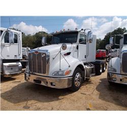 2011 PETERBILT 384 TRUCK TRACTOR, VIN/SN:1XPVDP8X7BD124278 - T/A, PACCAR MX DIESEL ENGINE, 10 SPD TR