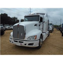 2012 KENWORTH T660 TRUCK TRACTOR, VIN/SN:1XKADP9X8CJ317268 - T/A, 455 HP PACCAR MX ENG, 10 SPD TRANS