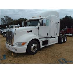 2011 PETERBILT 386 TRUCK TRACTOR, VIN/SN:1XPHD49X1BD110838 - T/A, CUMMINS ISX 15, 10 SPD, AIR RIDE, 