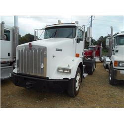 2009 KENWORTH TRUCK TRACTOR, VIN/SN:1XKDD09XX9J25112 - T/A, 385 HP CUMMINS ISX 385B ENGINE, 10 SPD T