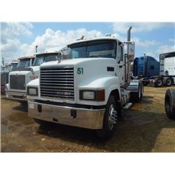 2010 MACK CHU613 PINNACLE TRUCK TRACTOR, VIN/SN:1M1AN07Y6AN006049 - T/A, MACK MP8-445C ENG, 19 SPD T