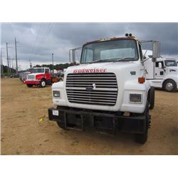 1989 FORD L8000 TRUCK TRACTOR, VIN/SN:1FDXR82A1KVA36550 - S/A, FORD DIESEL ENG, A/T, 21K REARS, 12K 