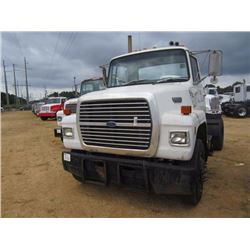 1989 FORD L8000 TRUCK TRACTOR, VIN/SN:1FDXR82A4KVA00755 - S/A, FORD DIESEL ENG, 5 SPD TRANS, 11R22.5