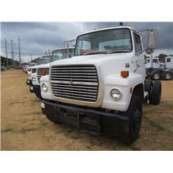1988 FORD 8000 TRUCK TRACTOR, VIN/SN:1FDXR82A9JVA29814 - S/A, FORD DIESEL ENG, A/T, 11R22.5 TIRES ON