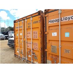 40' SHIPPING CONTAINER, #89124