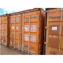 40' SHIPPING CONTAINER, #3109-7