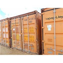40' SHIPPING CONTAINER, #247-9