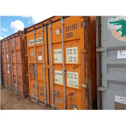 20' SHIPPING CONTAINER, #1797-4