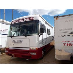 2001 ALLEGRO MOTOR HOME, VIN/SN:1FCNF535X10A08364 - 33' LENGTH, V10 ENGINE, AUTO, 1 SLIDE OUT, ODOME