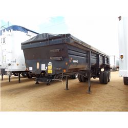 2008 LUFKIN DUMP TRAILER, VIN/SN:1L01C28218116693 - T/A, 28' LENGTH, ROLL OVER TARP, 11R24.5 TIRES