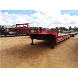 1996 TRAK-EZE LOWBOY TRAILER, VIN/SN:1DA72C021TC012365 - T/A, DHT 7053, 53' LENGTH, 102" WIDE, WINCH