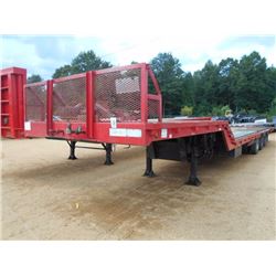 1990 LEDWELL HYDRASTI LOWBOY TRAILER, VIN/SN:1L9GA72A5LL033065 - TRI-AXLE, 48' LENGTH, 96" WIDE, HYD