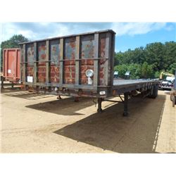 1986 ALABAMA FLATBED TRAILER, VIN/SN:1A9P45205G2054037 - T/A, 42' X 96" SLIDING TANDEM, 11R24.5 TIRE