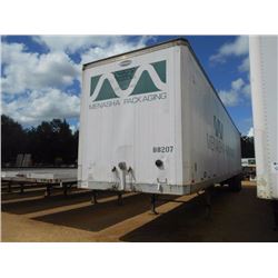 1988 STRICK VAN TRAILER, VIN/SN:1S12E8483JE307170 - 48' T/A, BARN DOOR, 295/75R22.5 TIRES ON STEEL D