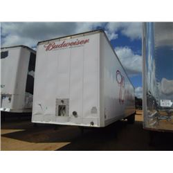 1988 THEURER VAN TRAILER, VIN/SN:IH820J2211751 - 48' T/A, ROLL UP DOOR, 285/75R24.5 TIRES ON STEEL D