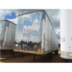 1971 AMERICAN VAN TRAILER, VIN/SN:22707 - 42' T/A, ROLL UP DOOR, 11R22.5 TIRES ON SPOKE WHEELS (BILL