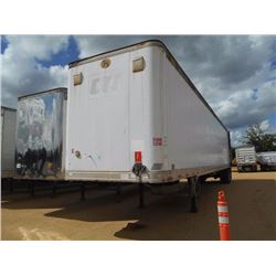 1992 GREAT DANE 7911TJW 53' VAN TRAILER, VIN/SN:1GRAA0629NB153603 - 53' T/A, BARN DOOR, 11R24.5 TIRE