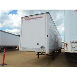 1986 GREAT DANE 7310 TCHW VAN TRAILER, VIN/SN:1GRAA9628GS045304 - T/A, 48" ROLL UP DOOR, 270/80R24.5