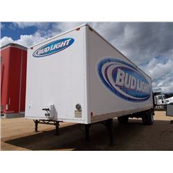 1984 ROCK HILL E-10-C VAN TRAILER, VIN/SN:1J9Y205A9E0003568 - S/A, 28' LENGTH, MAXON LIFT GATE, ROLL