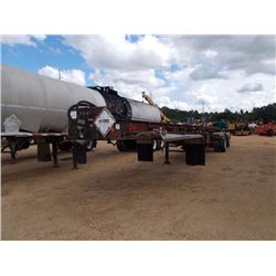 1992 BENLEE 48' ROLL OFF TRAILER, VIN/SN:1C9EB48B4NM110038 - HYD CONTROL BOX, WINCH, SPREAD AXLES, 1