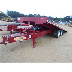 2016 ECONOLINE DP1225TE TILT TRAILER, VIN/SN:42ETPKM21G1000200 - T/A, 25' X 102", PINTLE HITCH, 215/