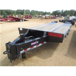 2017 PITTS TAG TRAILER, VIN/SN:5JYTA2025HPP04271 - (UNUSED) T/A, 24' X 102", DOVETAIL, FOLDING RAMPS