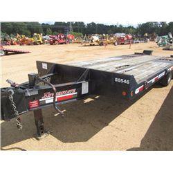 2010 INTERSTATE 20DTA TAG TRAILER, VIN/SN:1JKDTA209AM010776 - T/A, 25' X 96", DOVETAIL, RAMPS, AIR B