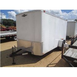 2007 COVENANT TRAILER, VIN/SN:5RMBE12107D007680 - 6' X 12', ENCLOSED, ST205/75D15 TIRES
