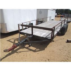 TAG TRAILER, - T/A, 76" X 18', LT265/75R16 TIRES