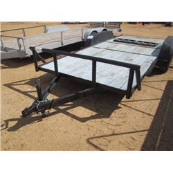 UTILITY TRAILER, -76" X 17' 9", T/A, DOVETAIL, ST205/75R15