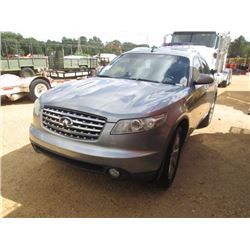 2003 INFINITI FX45 SUV, VIN/SN:JNRBS08W13X002671 - GAS ENGINE, AUTO TRANS (DOES NOT OPERATE)