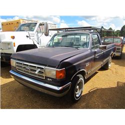1988 FORD F150 PICKUP, VIN/SN:1FTDF1SY9JNA56401 - 6 CYL GAS ENGINE, 5 SPD TRANS, ODOMETER READING 32