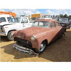 1953 CHEVROLET 4 DOOR SEDAN - 6 CYL GAS ENGINE (DOES NOT OPERATE)