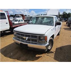 1995 CHERVOLET 1500 PICKUP, VIN/SN:1GCEC14Z4RZ247591 - GAS ENGINE, A/T (WILL NOT OPERATE)