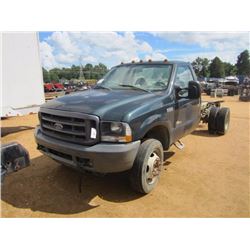 2004 FORD F550 CAB & CHASSIS, VIN/SN:1FDAF56P84EC31513 - POWER STROKE DIESEL ENG, A/T (DOES NOT OPER