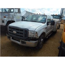 2007 FORD F350 XL TOOL TRUCK, VIN/SN:1FDWW36P67EA74479 - FORD DIESEL ENGINE, A/T, CREW CAB, RAWSON K
