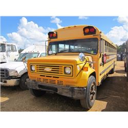 1989 CHEVROLET BUS, VIN/SN:1GBM6P1F1KV110738 - DIESEL ENG, A/T, 71 PASSENGER, ODOMETER READING 56,52