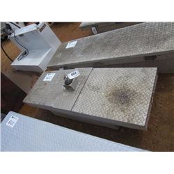 TOOL BOX, ALUMINUM ABOVE BED