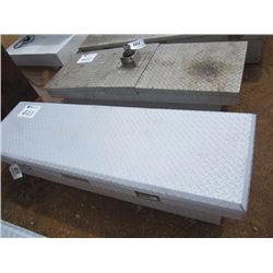 TOOL BOX, - ALUMINUM, ABOVE BED