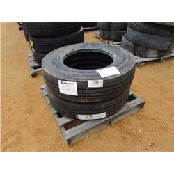 (2) (UNUSED) 295/75R22.5 TIRES