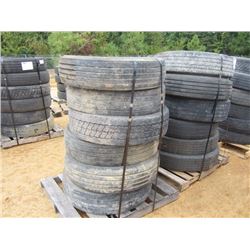 1 LOT MISCELLANEOUS SIZE TRUCK TIRES