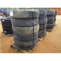 1 LOT MISC SIZE TRUCK TIRES