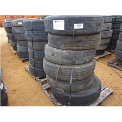 1 LOT MISC SIZE TRUCK TIRES